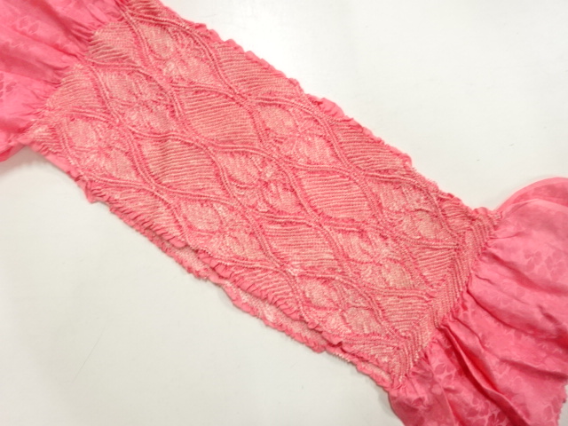 正絹　絞り　帯揚げ